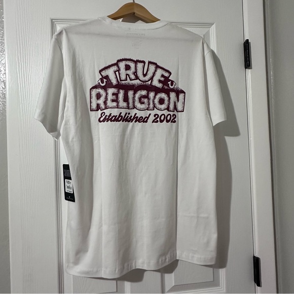 True Religion White Short Sleeve Tee - Picture 3 of 9